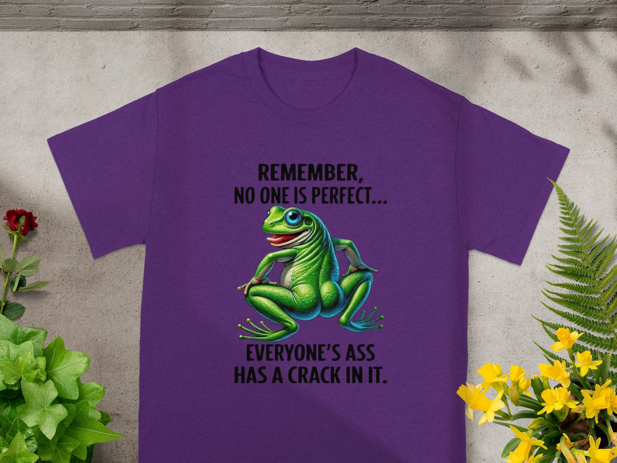 Remember No One is Perfect Funny Frog T-Shirt