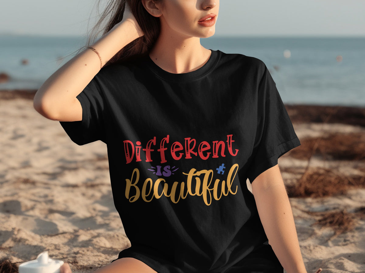 Different Is Beautiful T-shirt Casual Wear Clothing