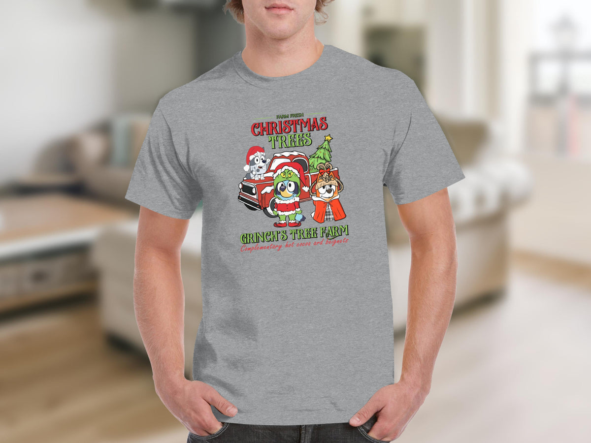 Funny Christmas Trees Grinch's Tree Farm Shirt