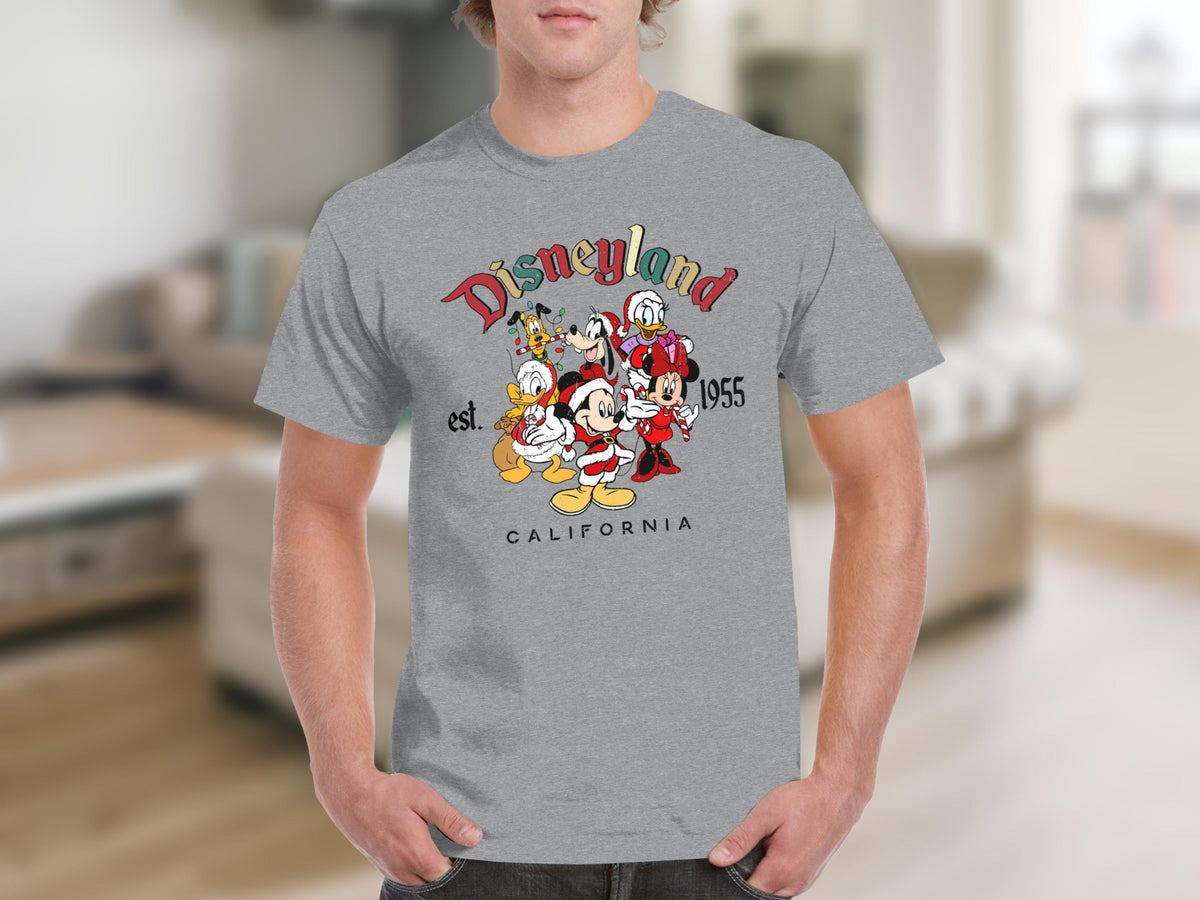 Disneyland California 1955 est. Grey T-shirt Product