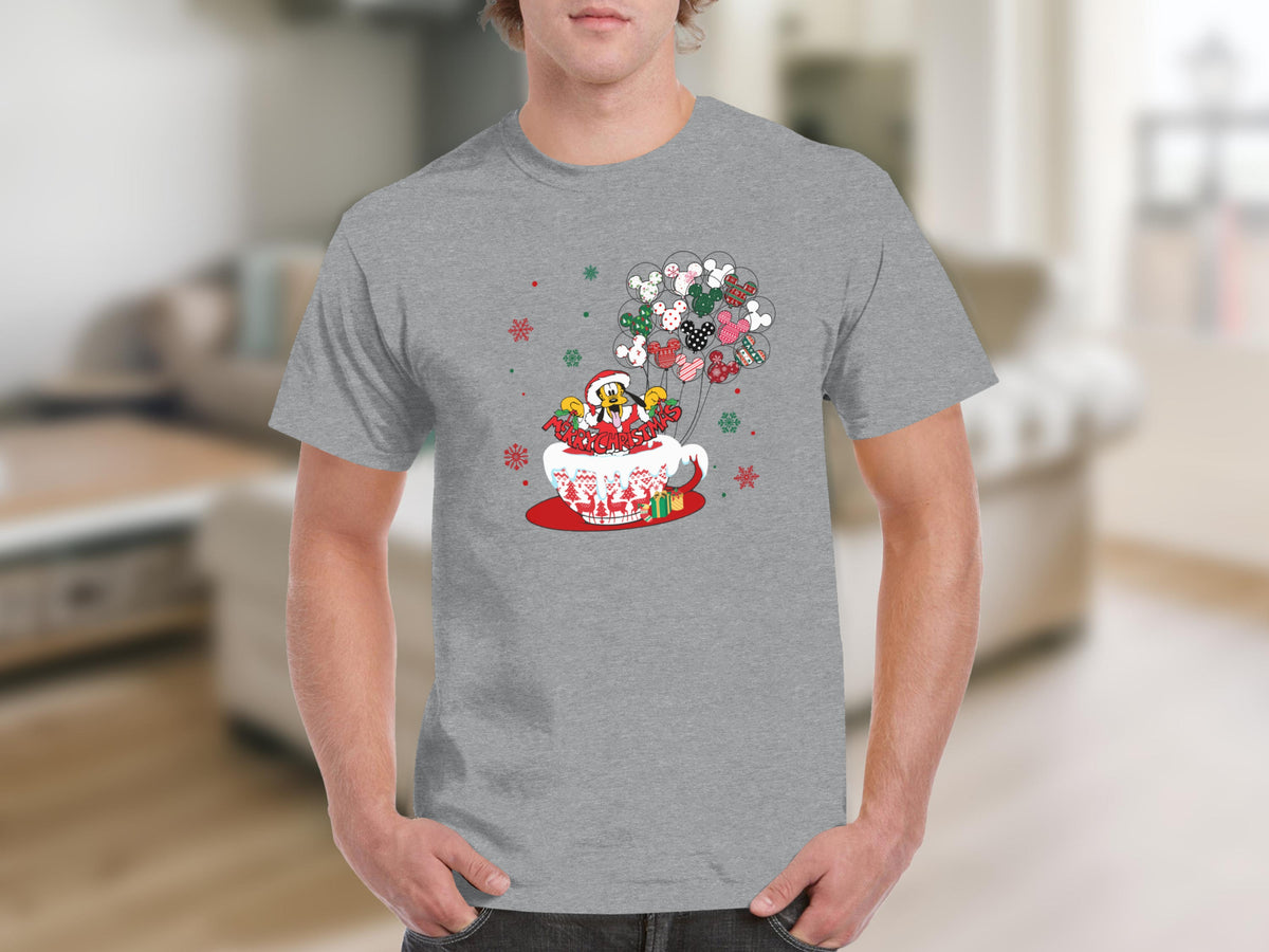 Merry Christmas Festive Cartoon Design T-Shirt