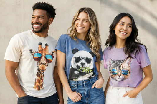 Playful Animal Graphic Tees That Get Noticed
