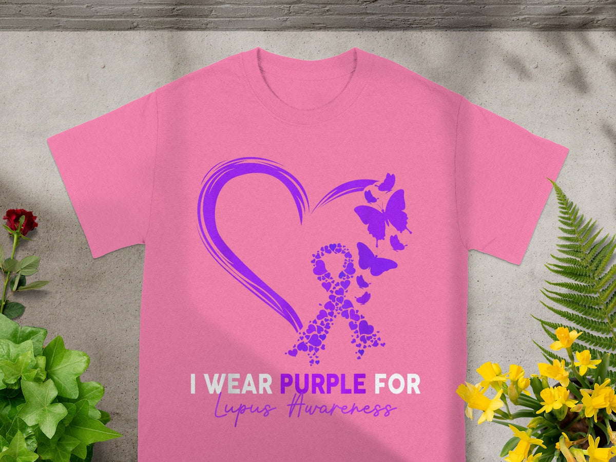 I Wear Purple For Lupus Awareness T-Shirt