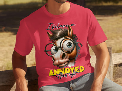 I Believe In Annoyed At First Sight Graphic Tee
