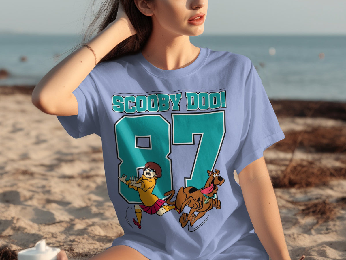 Scooby Doo 87 Graphic Tee Featuring Velma and Scooby