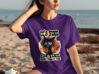 It's Fine I'm Fine Everything is Fine T-shirt