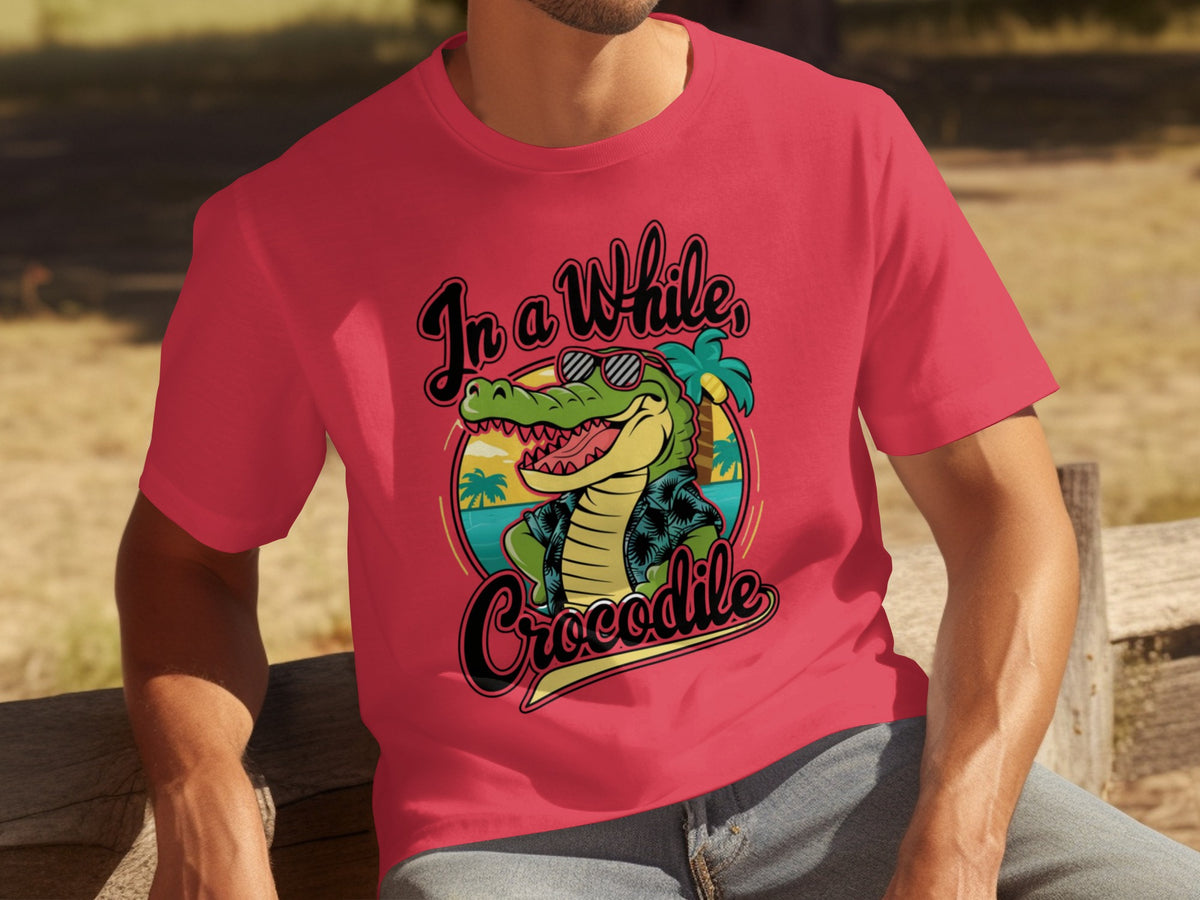 Funny In a While Crocodile Graphic T-shirt