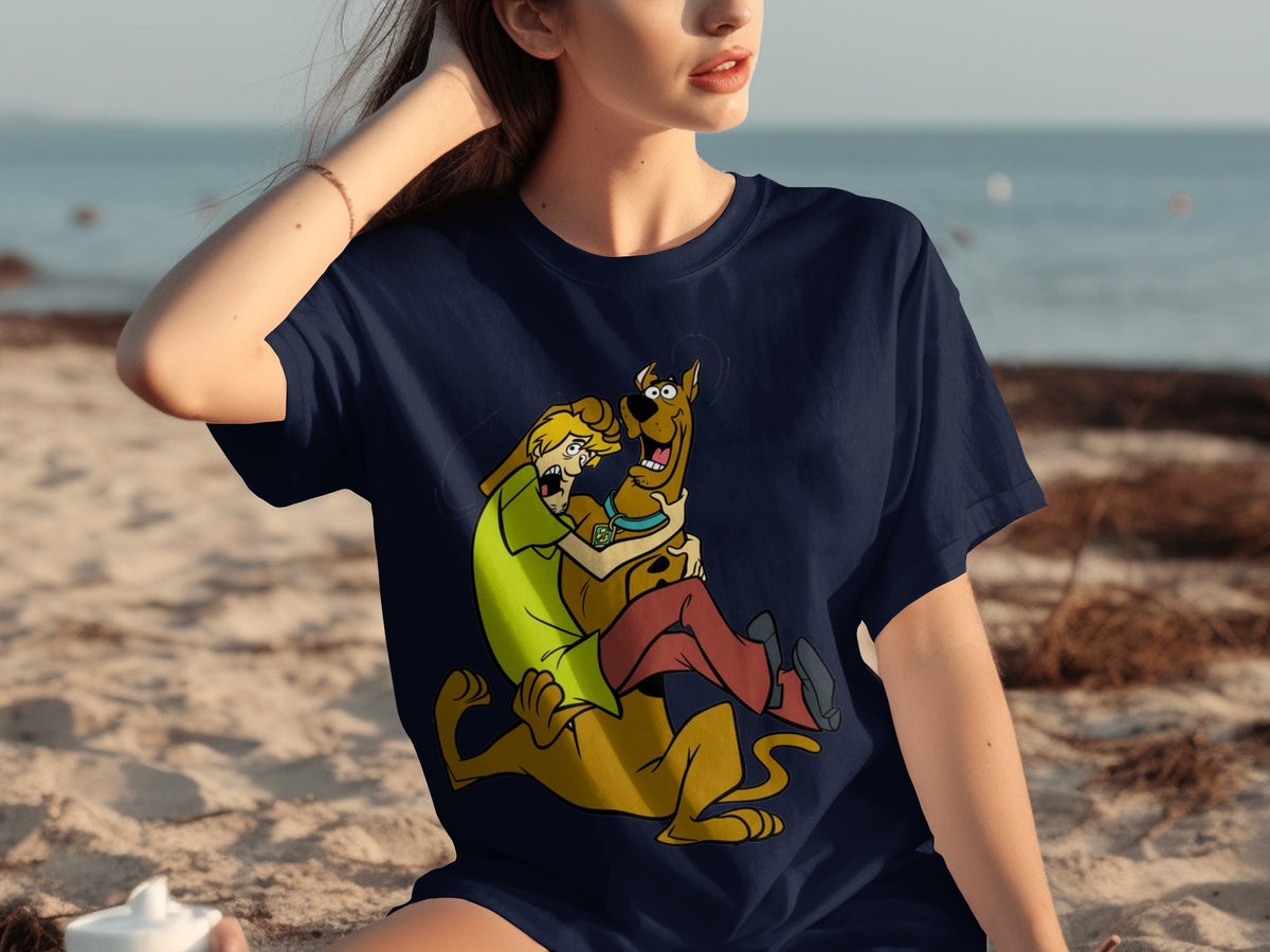 Scooby-Doo and Shaggy Graphic Tee for Casual Wear