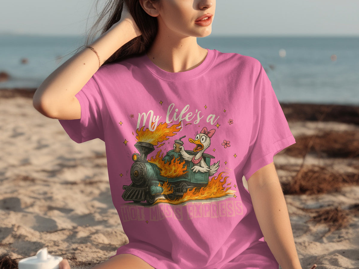 My Life's A Hot Mess Express Funny T-shirt
