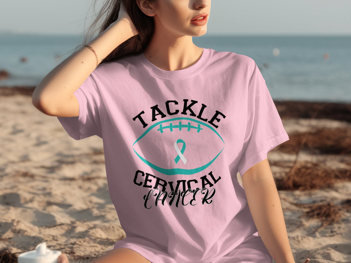 Tackle Cervical Cancer Awareness T-Shirt