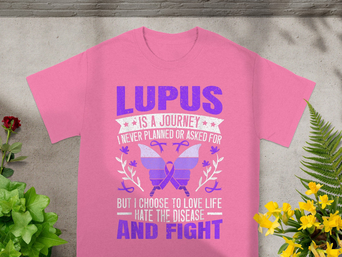 Lupus is a Journey Inspirational Quote T-Shirt
