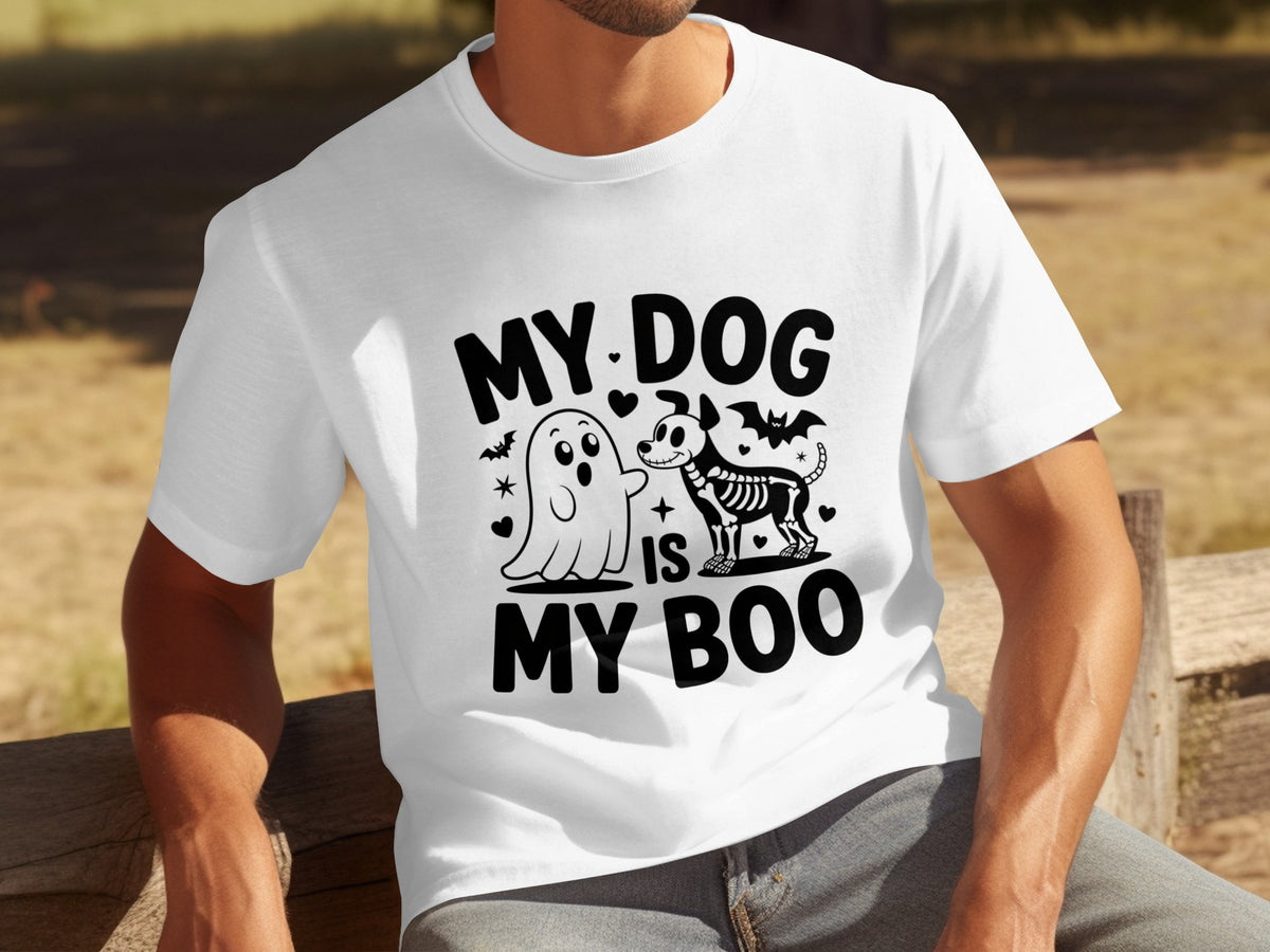 My Dog is My Boo Halloween Dog Lover T-Shirt