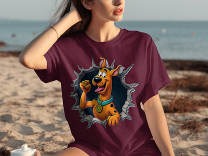 Scooby-Doo Breaking Through Design T-shirt