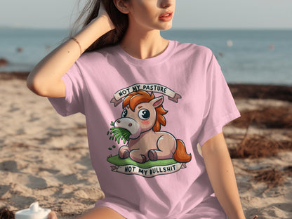 Not My Pasture Not My Bullshit Graphic T-Shirt