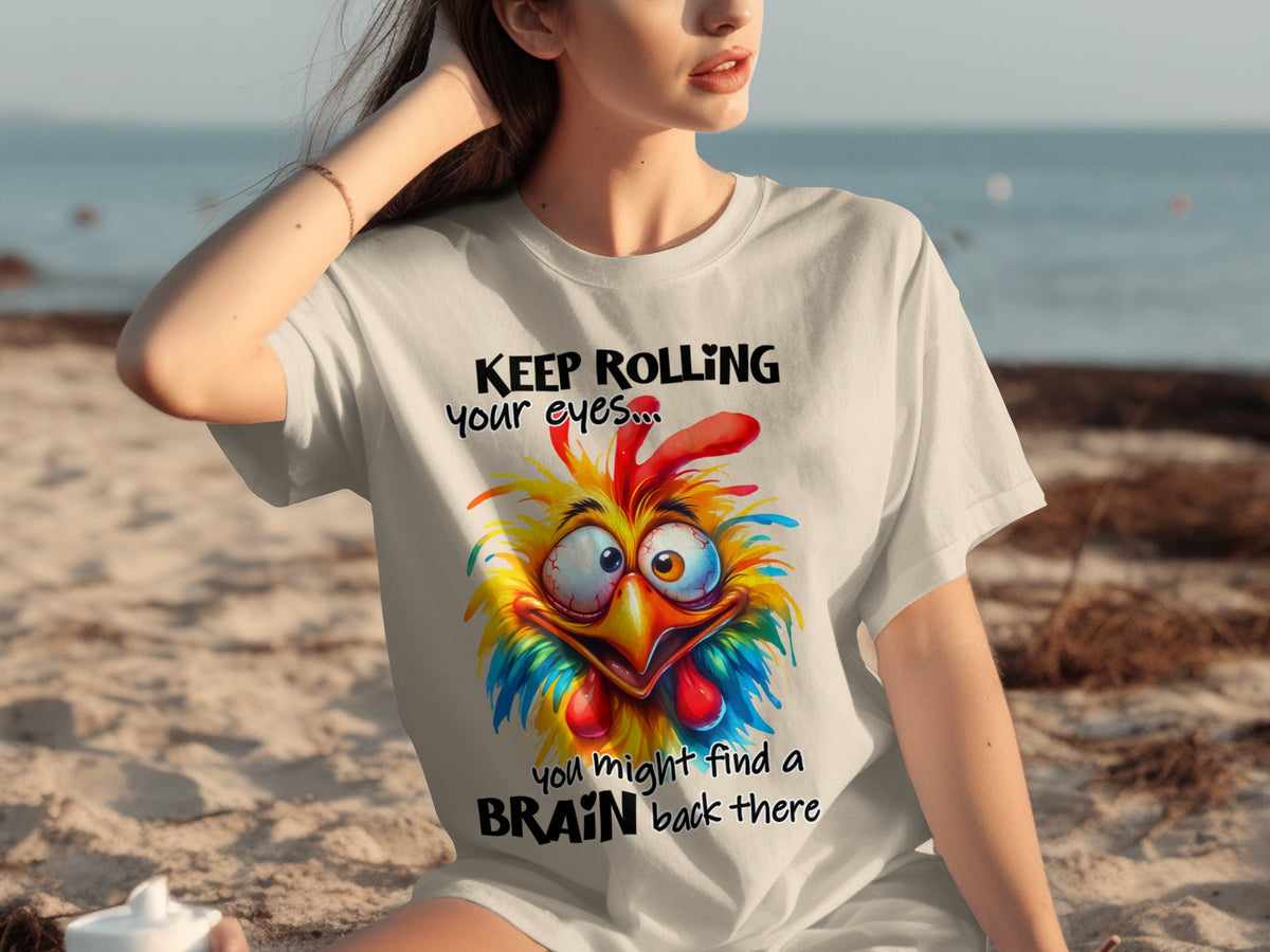 Keep Rolling Your Eyes Funny Brain Finder Shirt