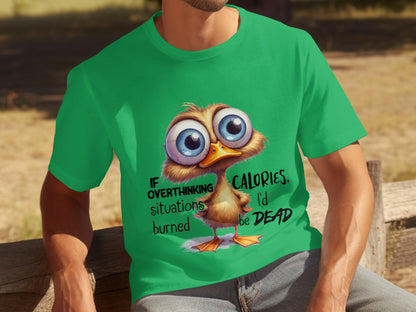 If Overthinking Burned Calories Funny Graphic Tee