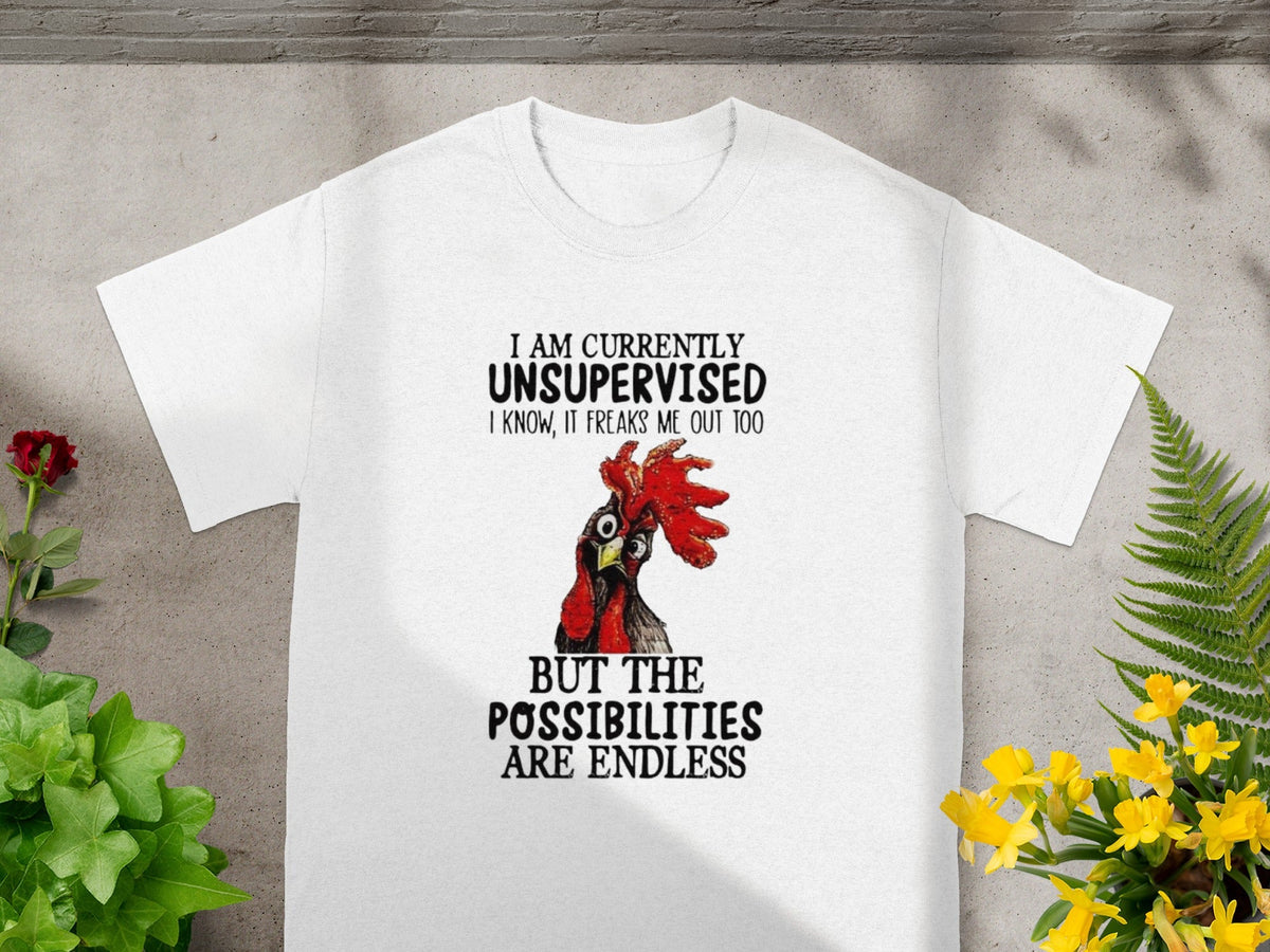 I Am Currently Unsupervised The Possibilities Are Endless T-Shirt