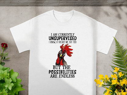 I Am Currently Unsupervised The Possibilities Are Endless T-Shirt