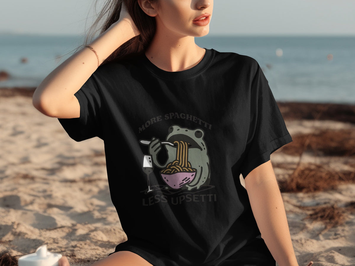 More Spaghetti Less Upsetti Graphic T-shirt