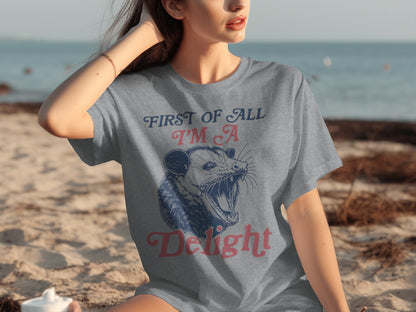 First of All I'm a Delight Graphic T-shirt