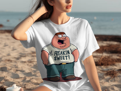Freakin Sweet Funny Cartoon Character T-Shirt