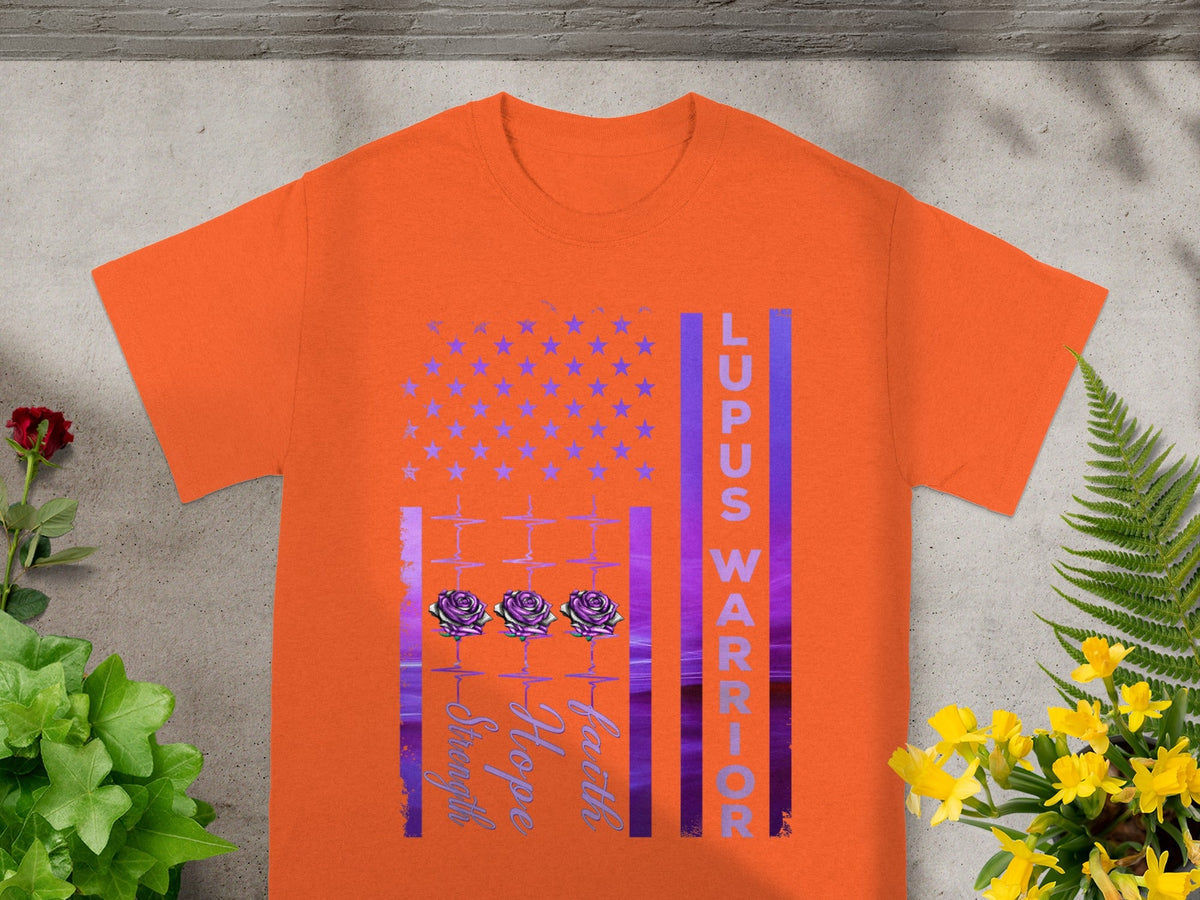Lupus Warrior Faith Hope Strength T-Shirt