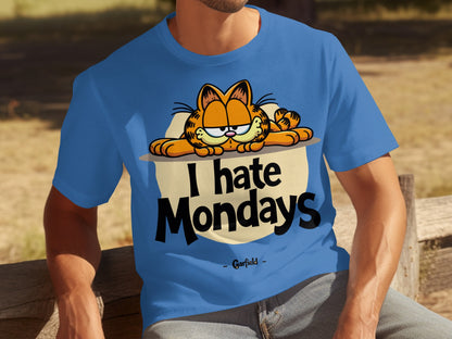 Garfield I Hate Mondays Graphic Tee Shirt