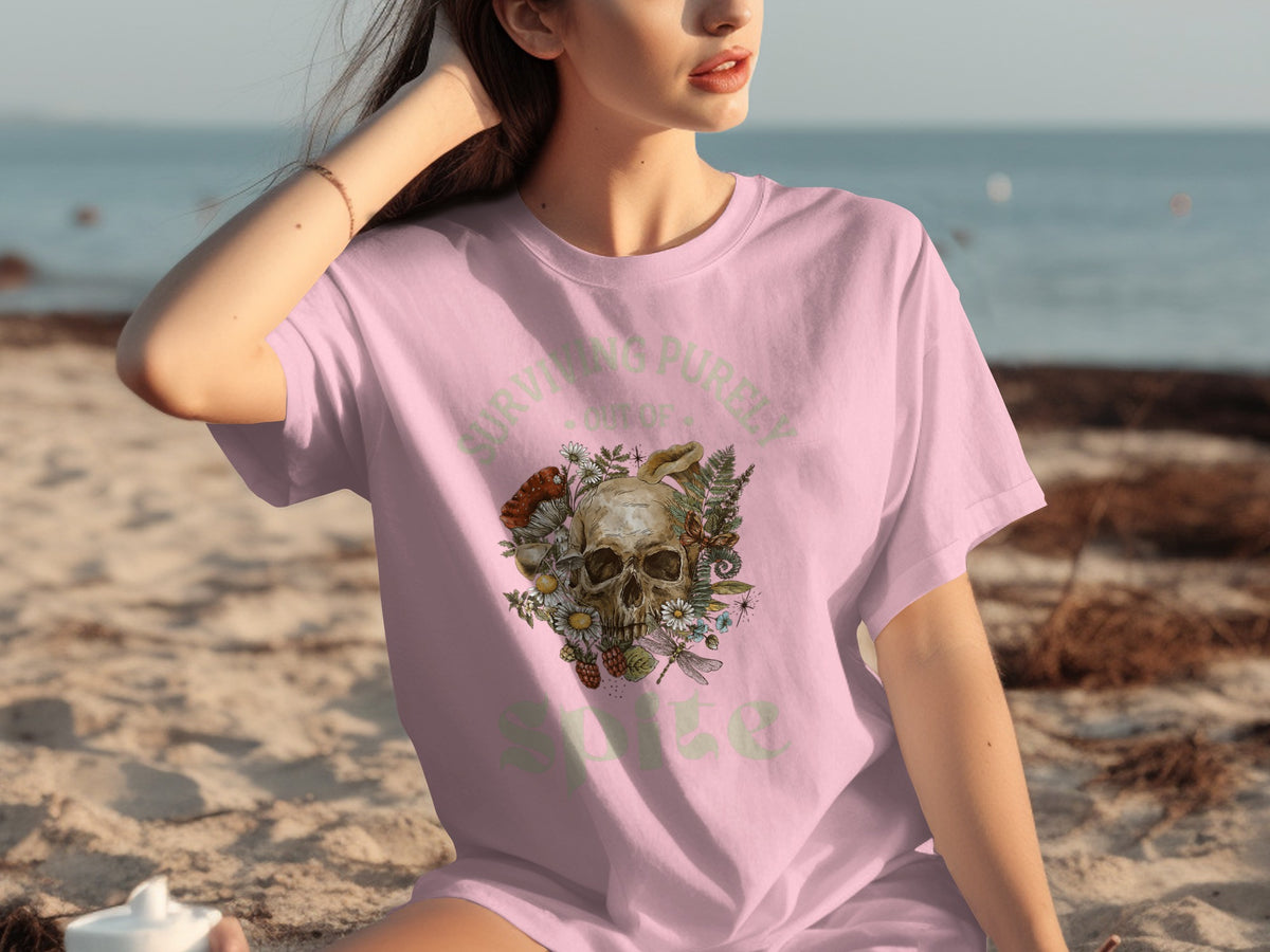 Surviving Purely on Spite Graphic T-Shirt