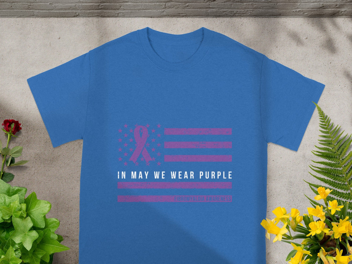 In May We Wear Purple Fibromyalgia Awareness Tee