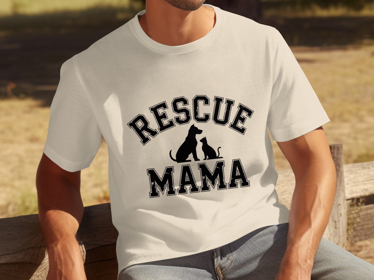 Rescue Mama Shirt for Pet Lovers