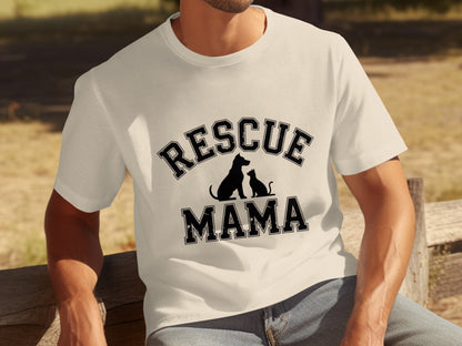 Rescue Mama Shirt for Pet Lovers