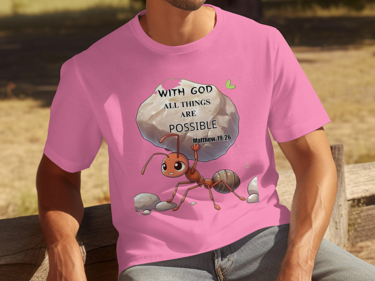 Matthew 19:26 With God All Things Are Possible shirt