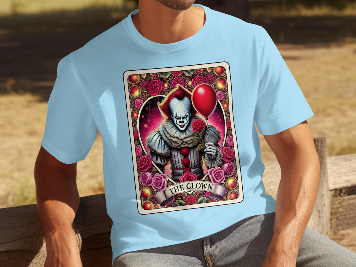 The Clown Holding a Balloon Printed T-shirt