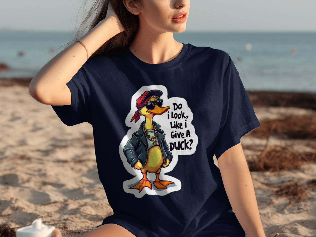 Do I Look Like I Give a Duck Funny Graphic T-Shirt
