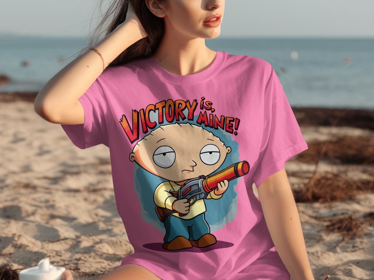 Victory Is Mine Graphic Tee Shirt Fun Print