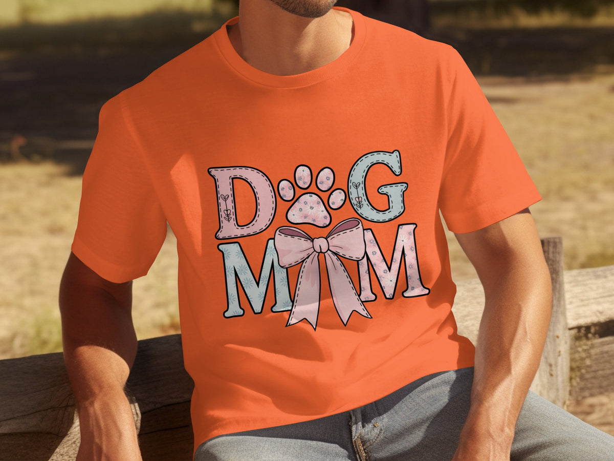 Cute Dog Mom Graphic T-Shirt for Pet Lovers Apparel