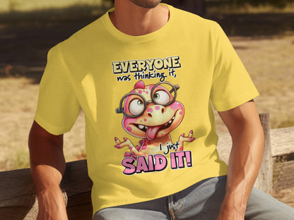 Funny Frog Everyone Was Thinking It Said It T-shirt