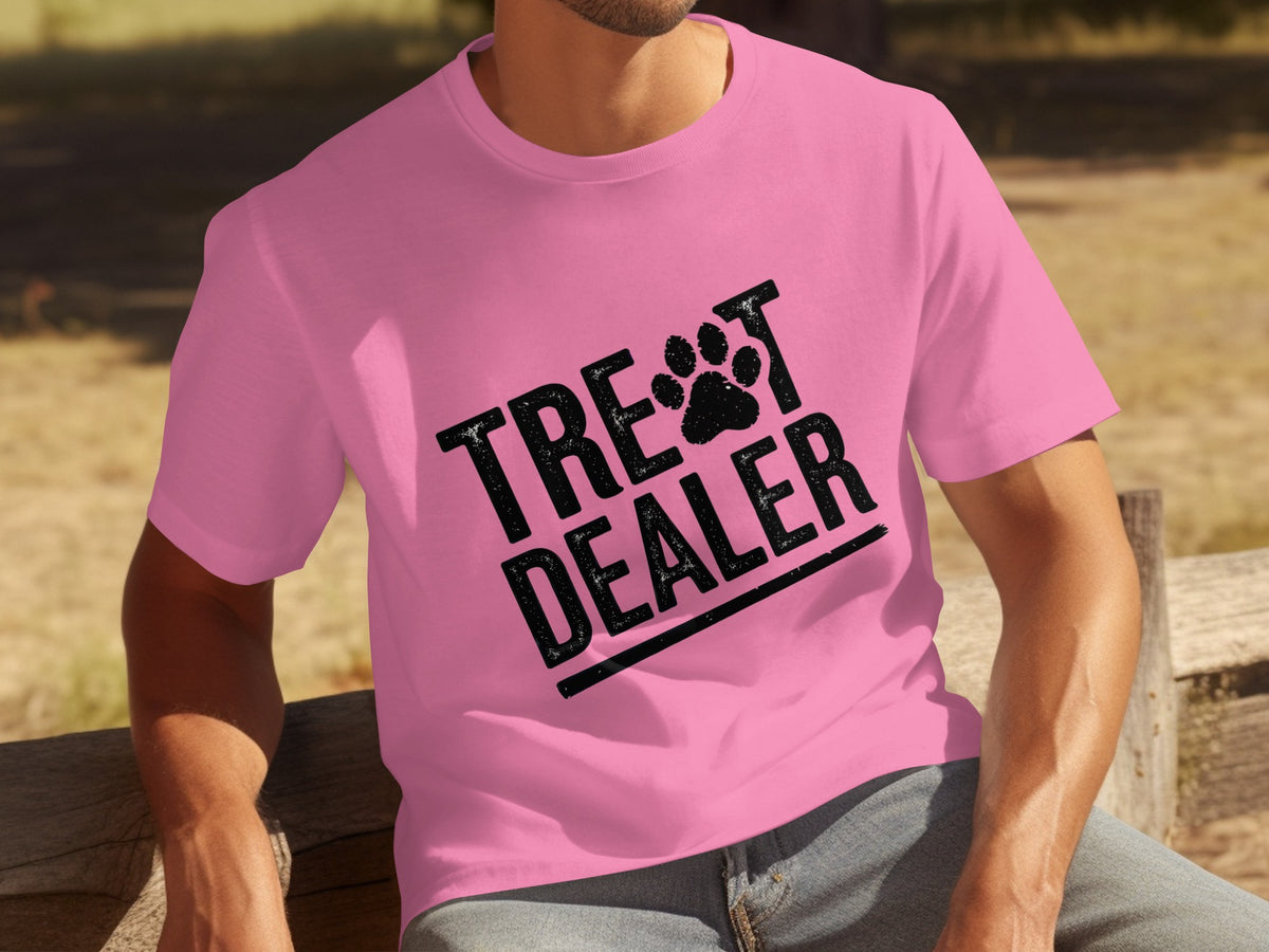 Treat Dealer Graphic Tee for Dog Lovers Casual Wear