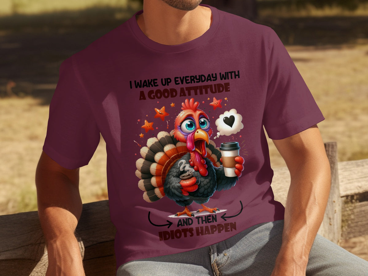 I Wake Up Everyday With A Good Attitude Funny Shirt