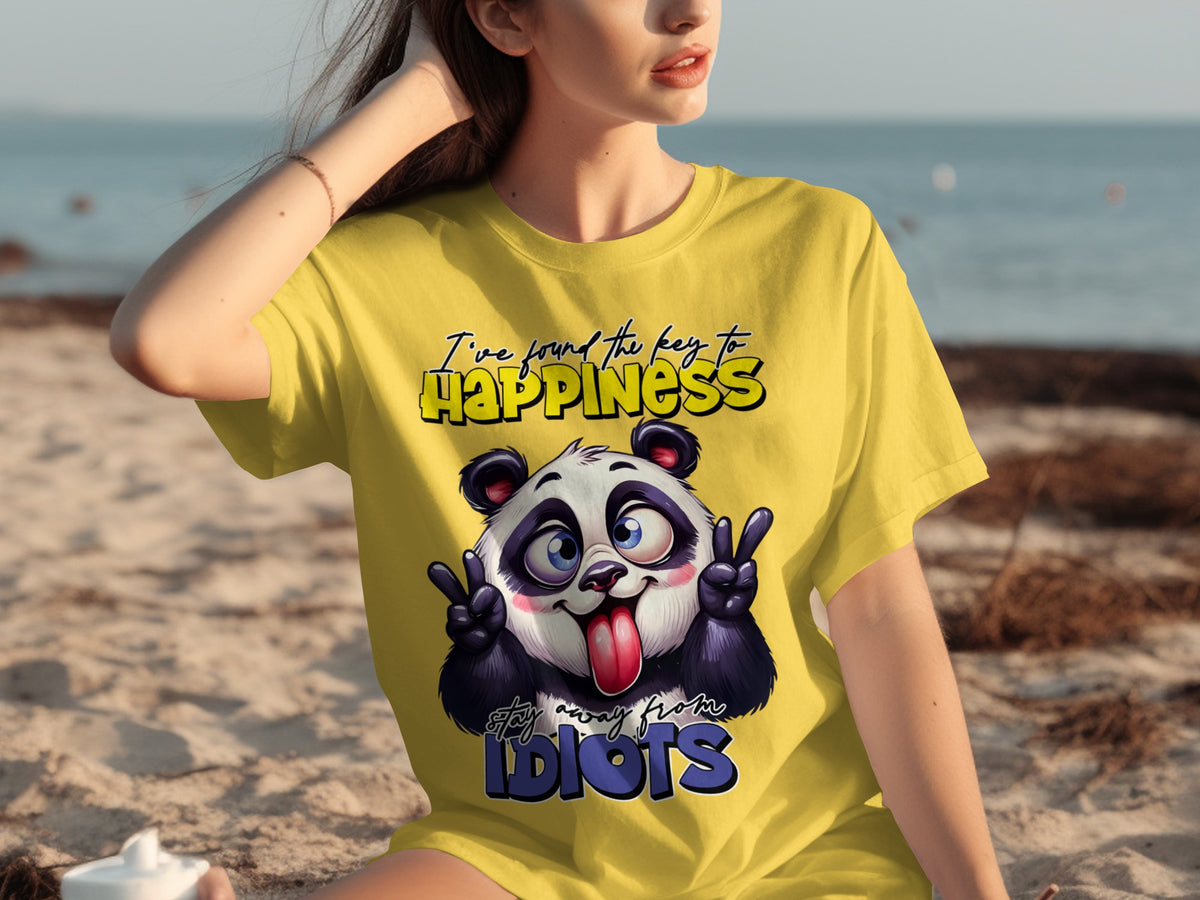 I've Found the Key to Happiness Stay Away From Idiots Shirt