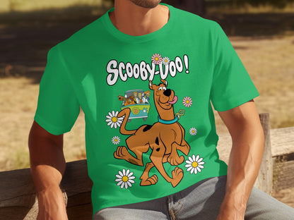 Bright Green Scooby-Doo Graphic Tee for Fans