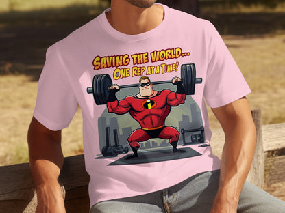 Saving the World One Rep at a Time T-Shirt