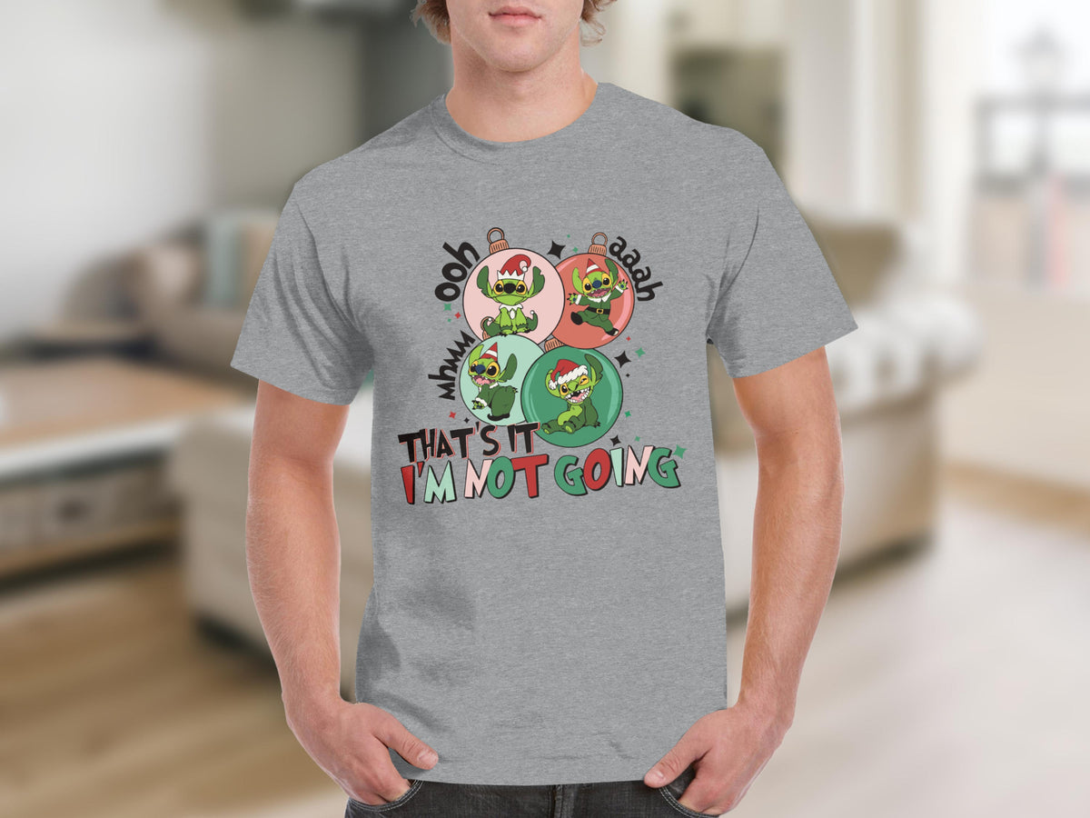 That's It I'm Not Going Cartoon Character T-Shirt
