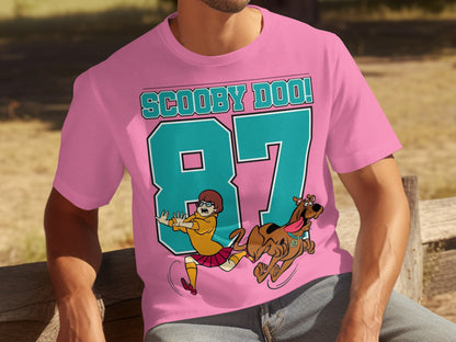 Scooby Doo 87 Graphic Pink Shirt for Fans