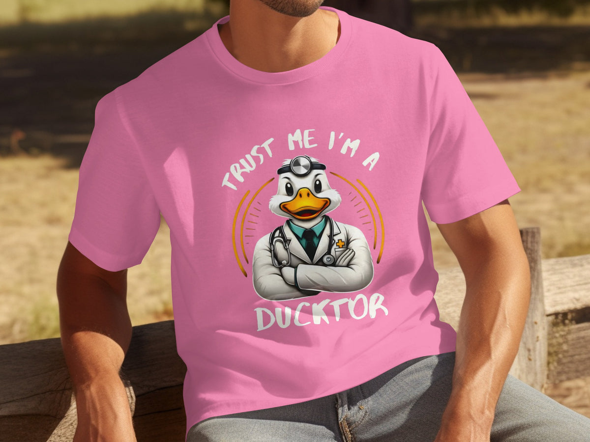 Trust Me I'm A Ducktor Funny Doctor Parody T-Shirt