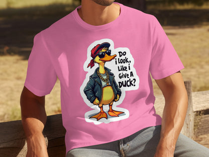 Do I Look Like I Give A Duck Funny Graphic T-shirt