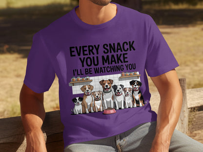 Every Snack You Make I'll Be Watching You T-shirt