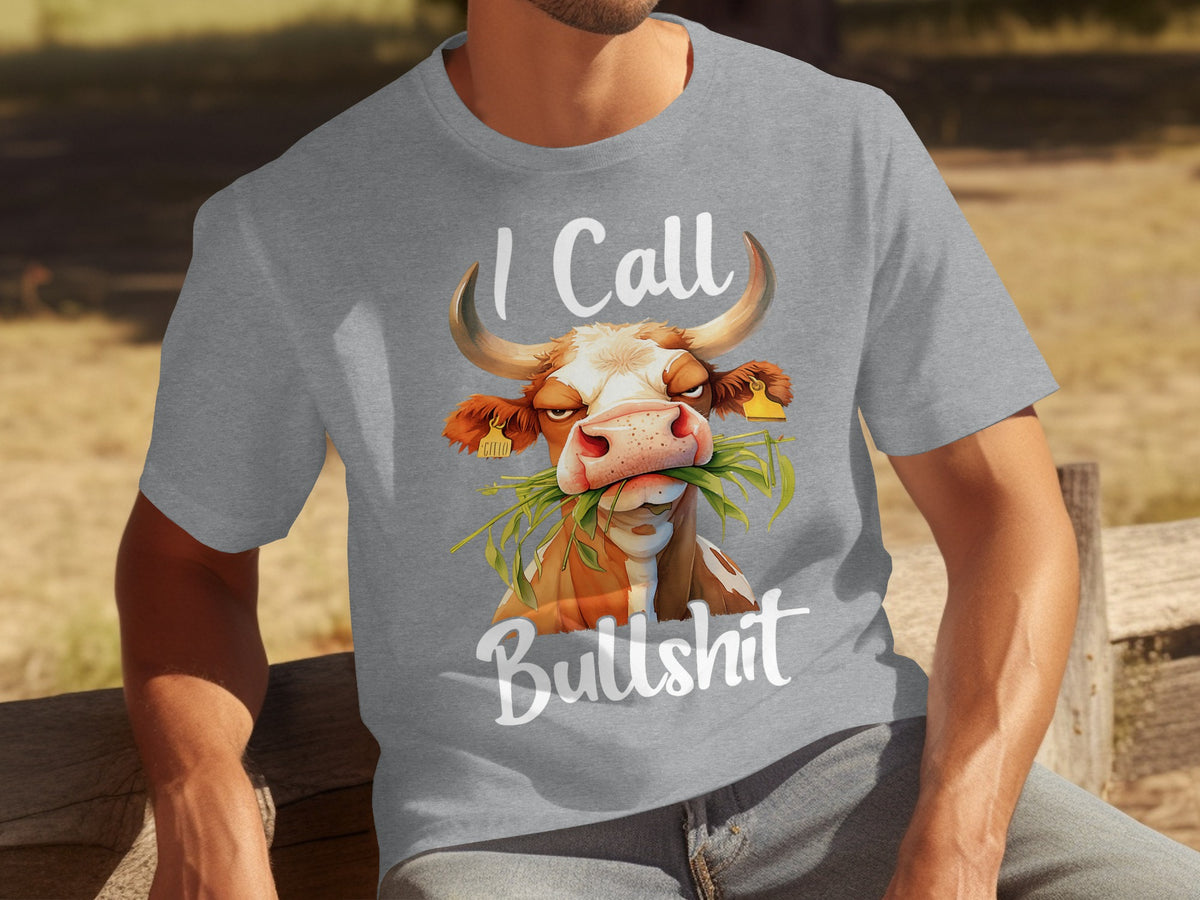 I Call Bullshit Graphic Tee Shirt Funny Printed Design