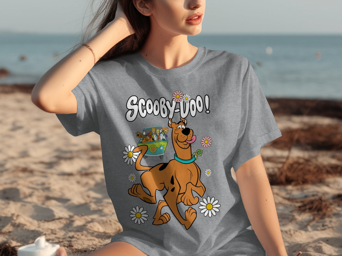 Scooby-Doo Graphic Tee with Mystery Machine Design