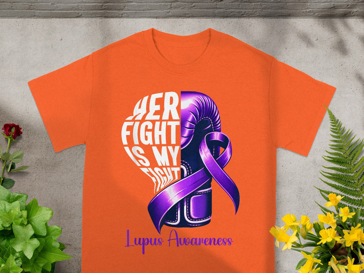 Her Fight Is My Fight Lupus Awareness Shirt
